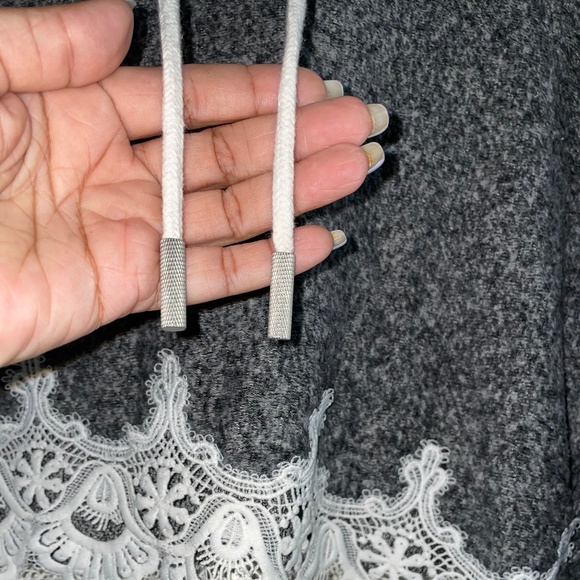 THE KOOPLES SPORT Gray Soft Fleece Set Hooded Top Pull-On Joggers Size 1/2 - Picture 5 of 16